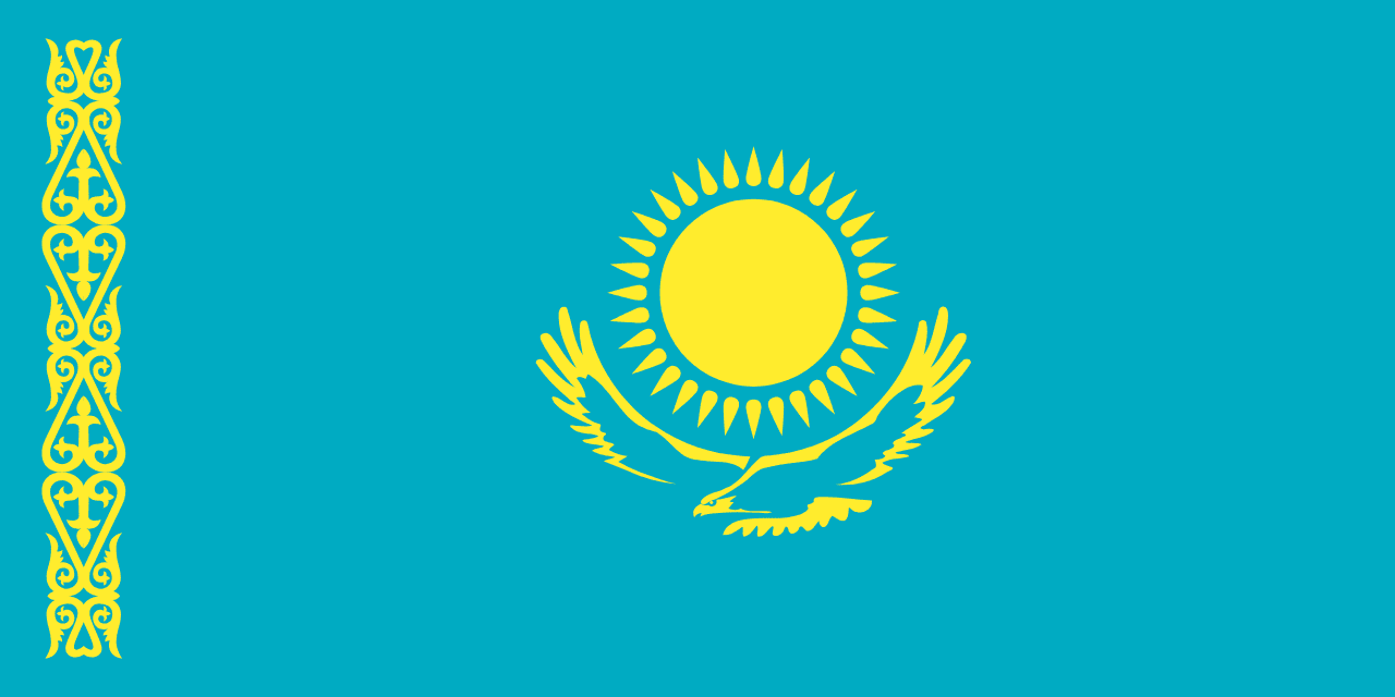 哈萨克斯坦国旗高清图