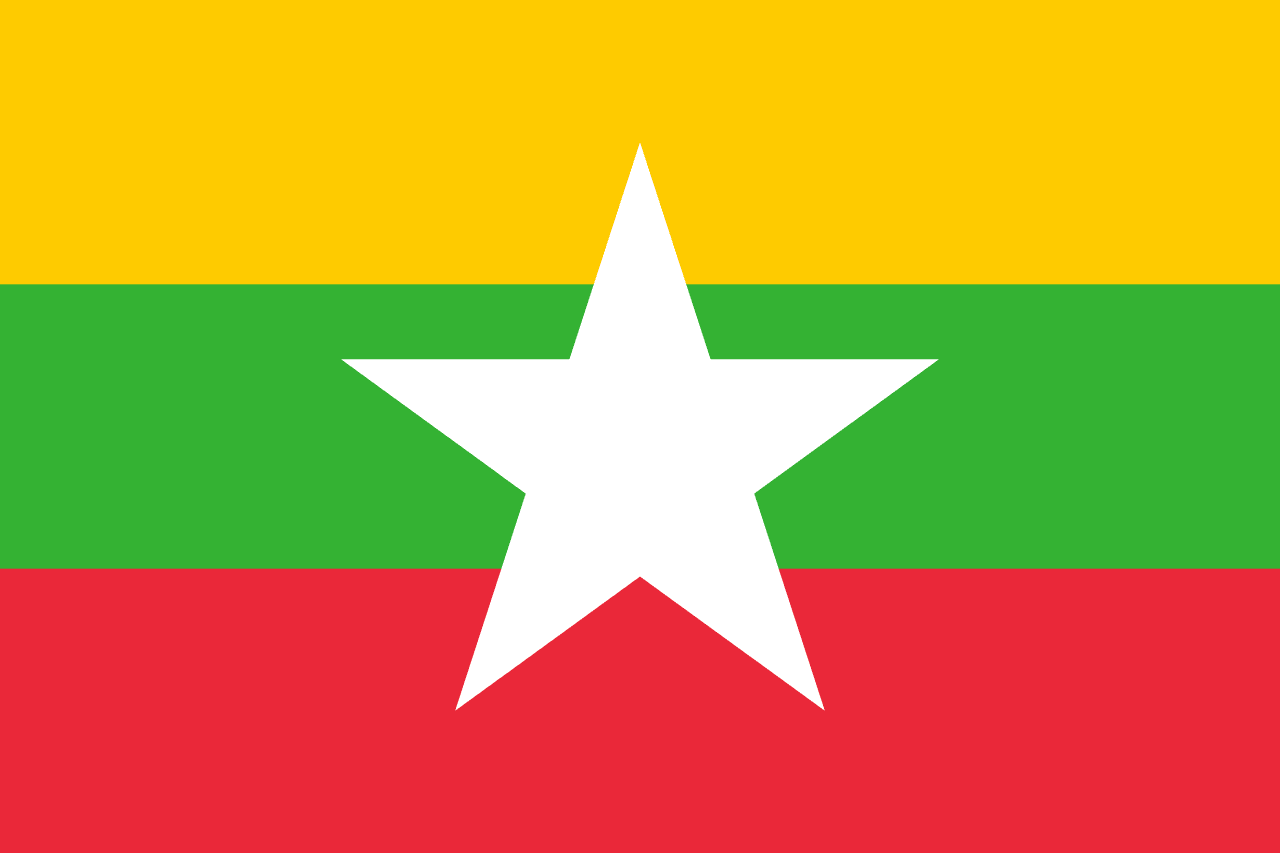缅甸国旗高清图