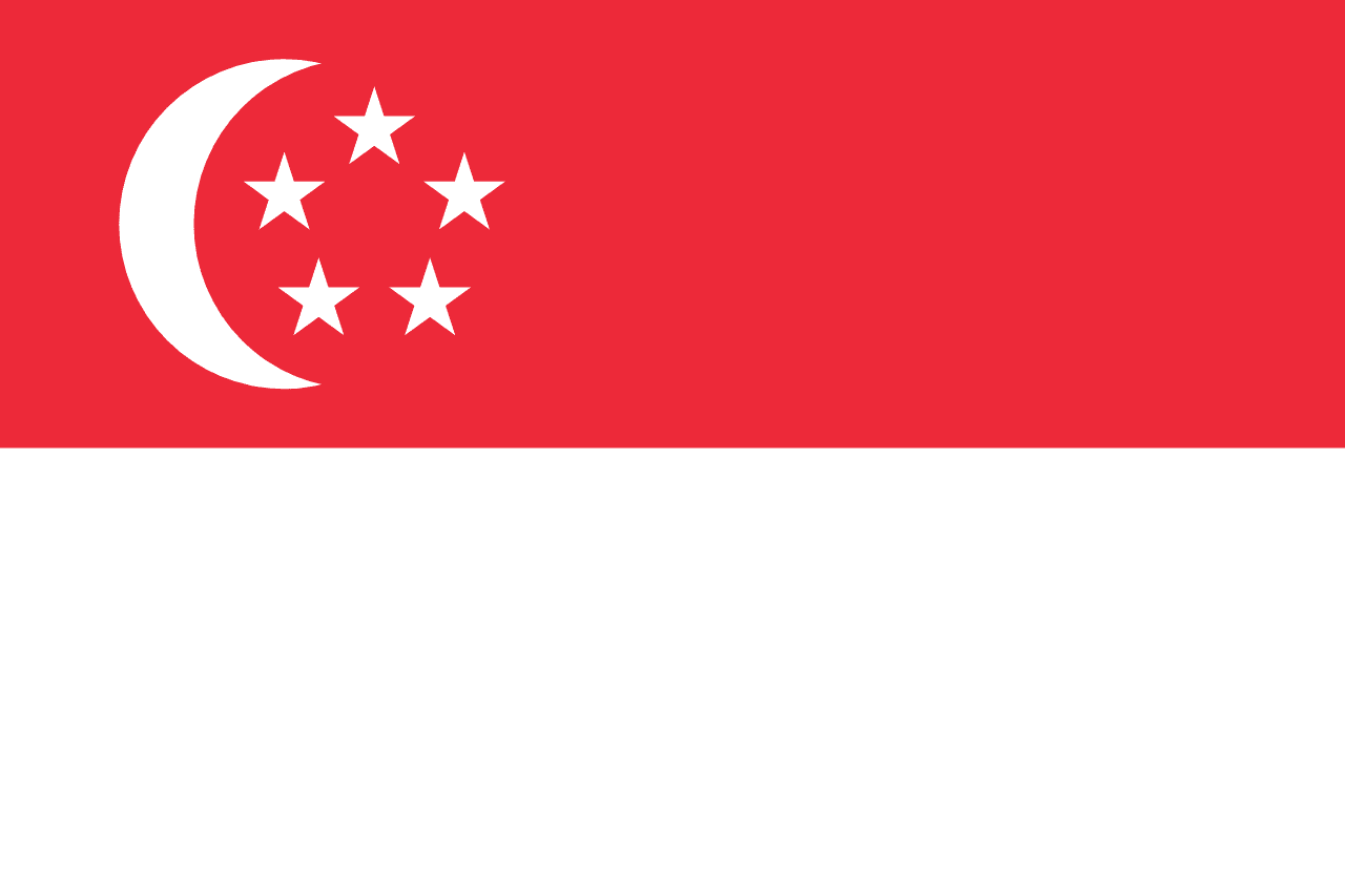 新加坡国旗高清图