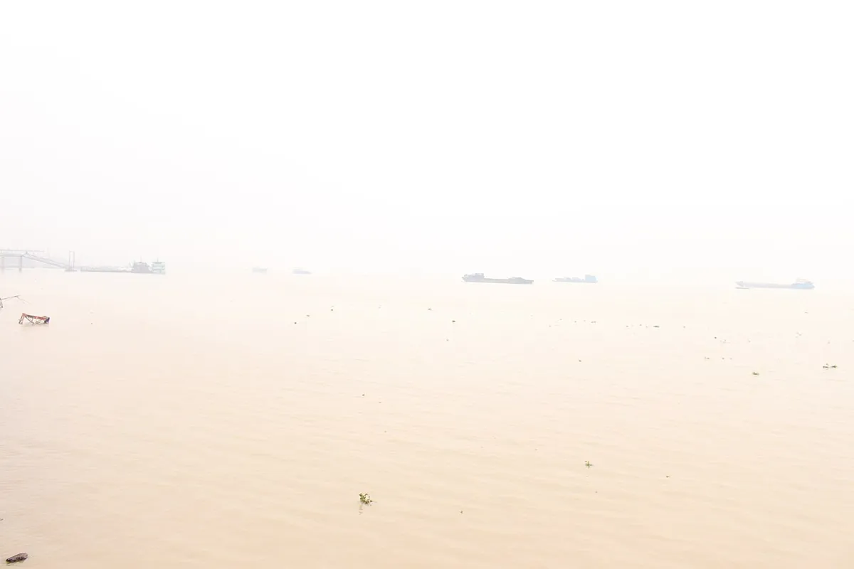 洞庭湖实景图