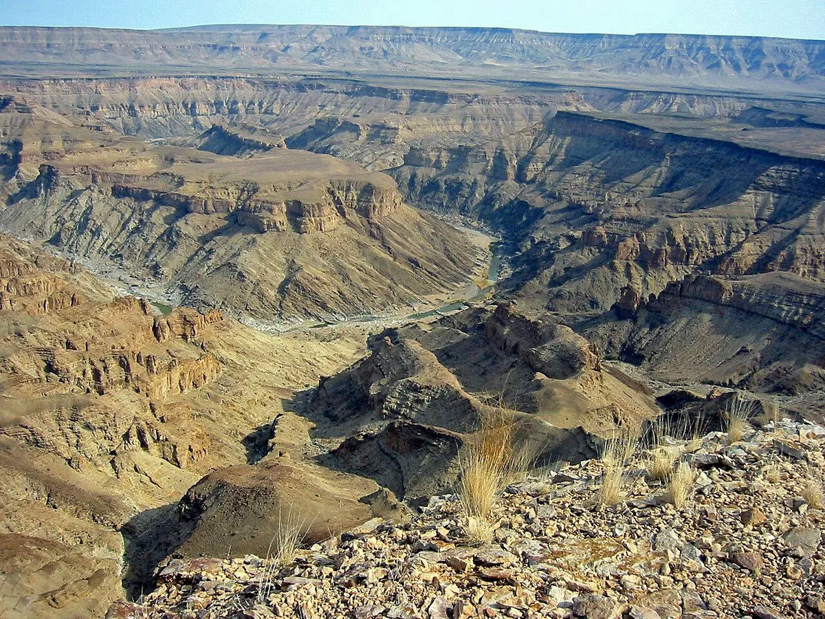 鱼河峡谷实景图