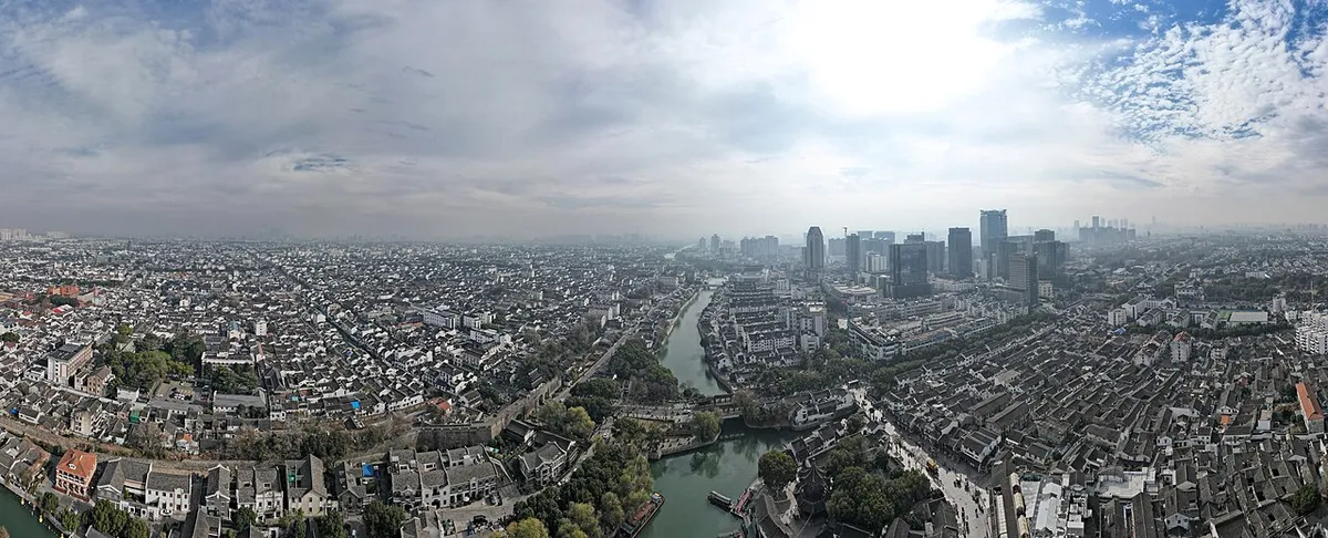 京杭大运河实景图