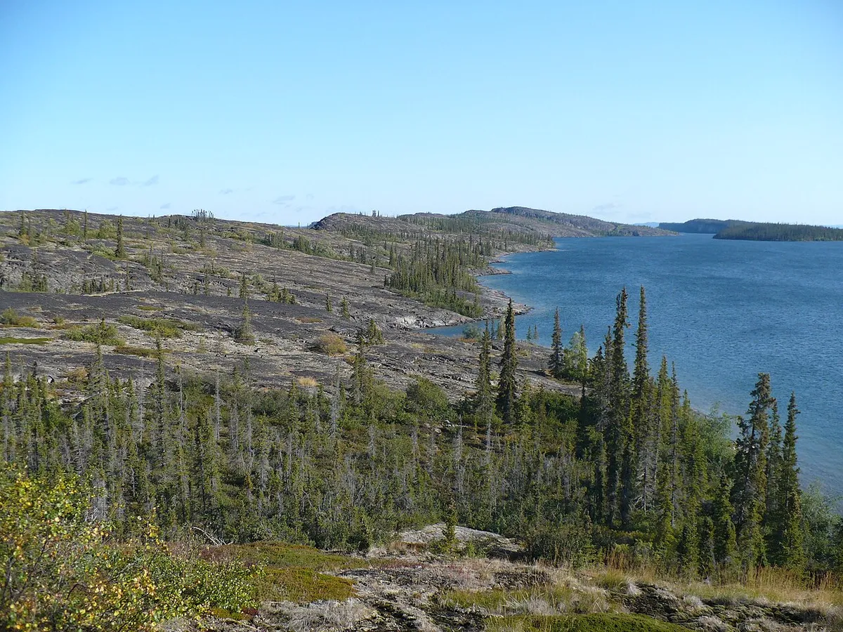 大奴湖实景图