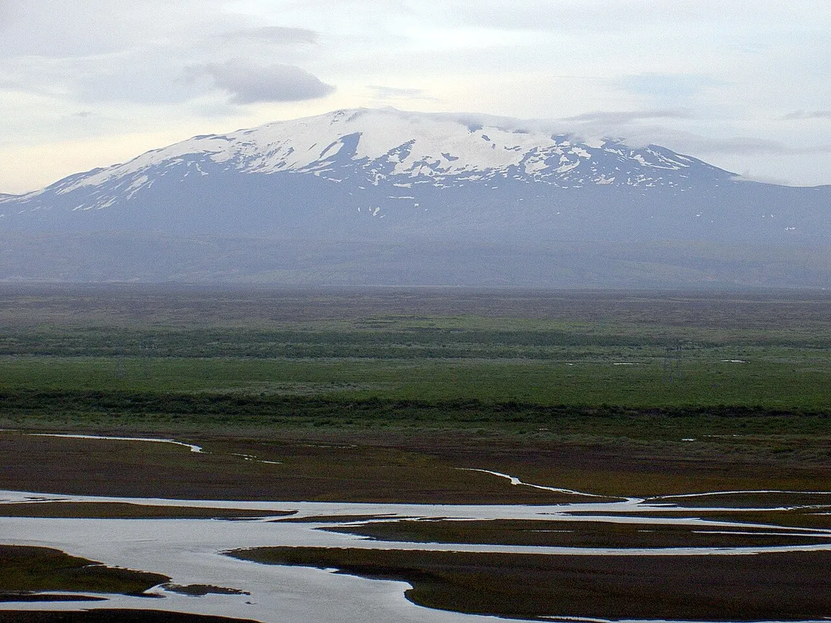 海克拉火山实景图