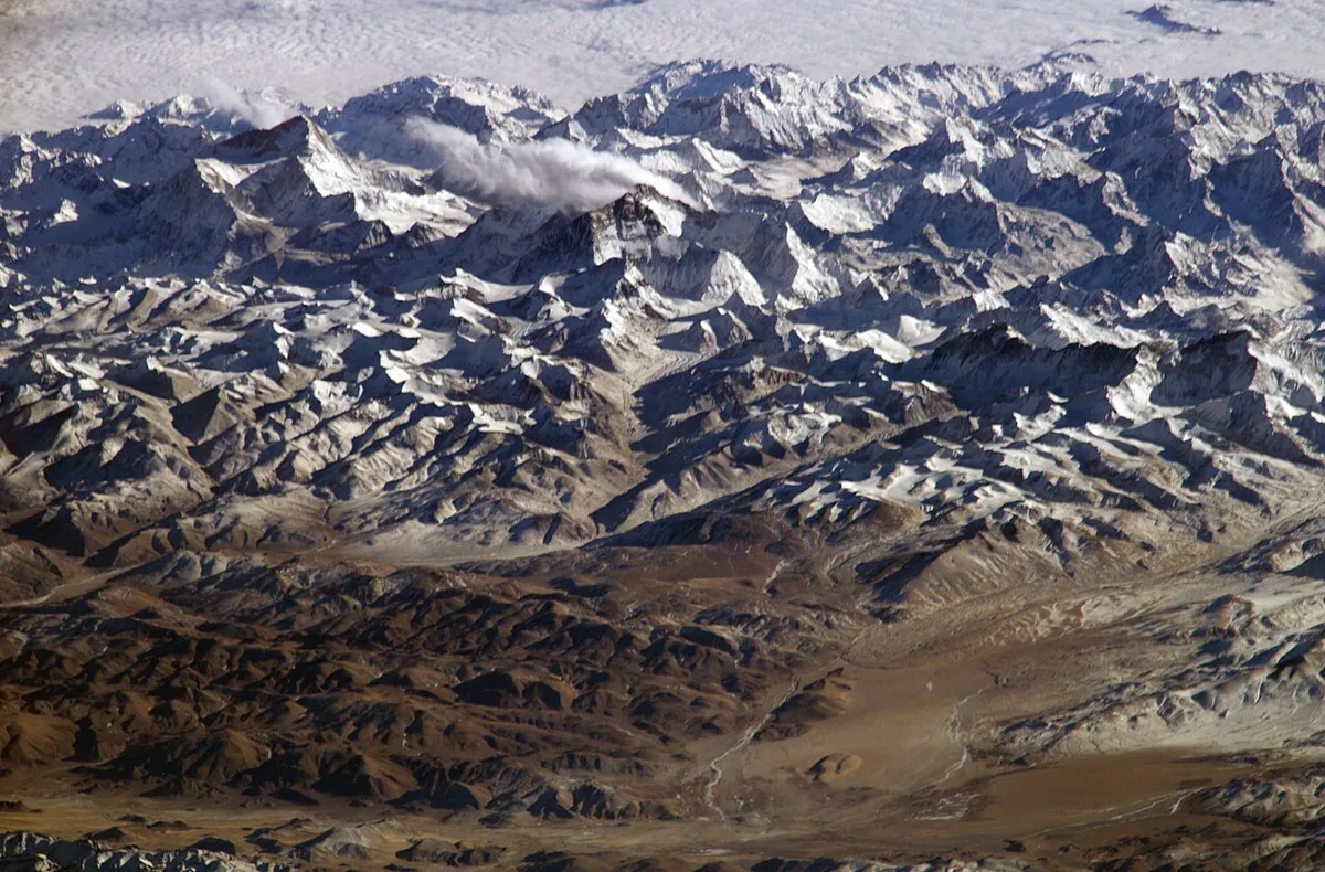 喜马拉雅山脉实景图