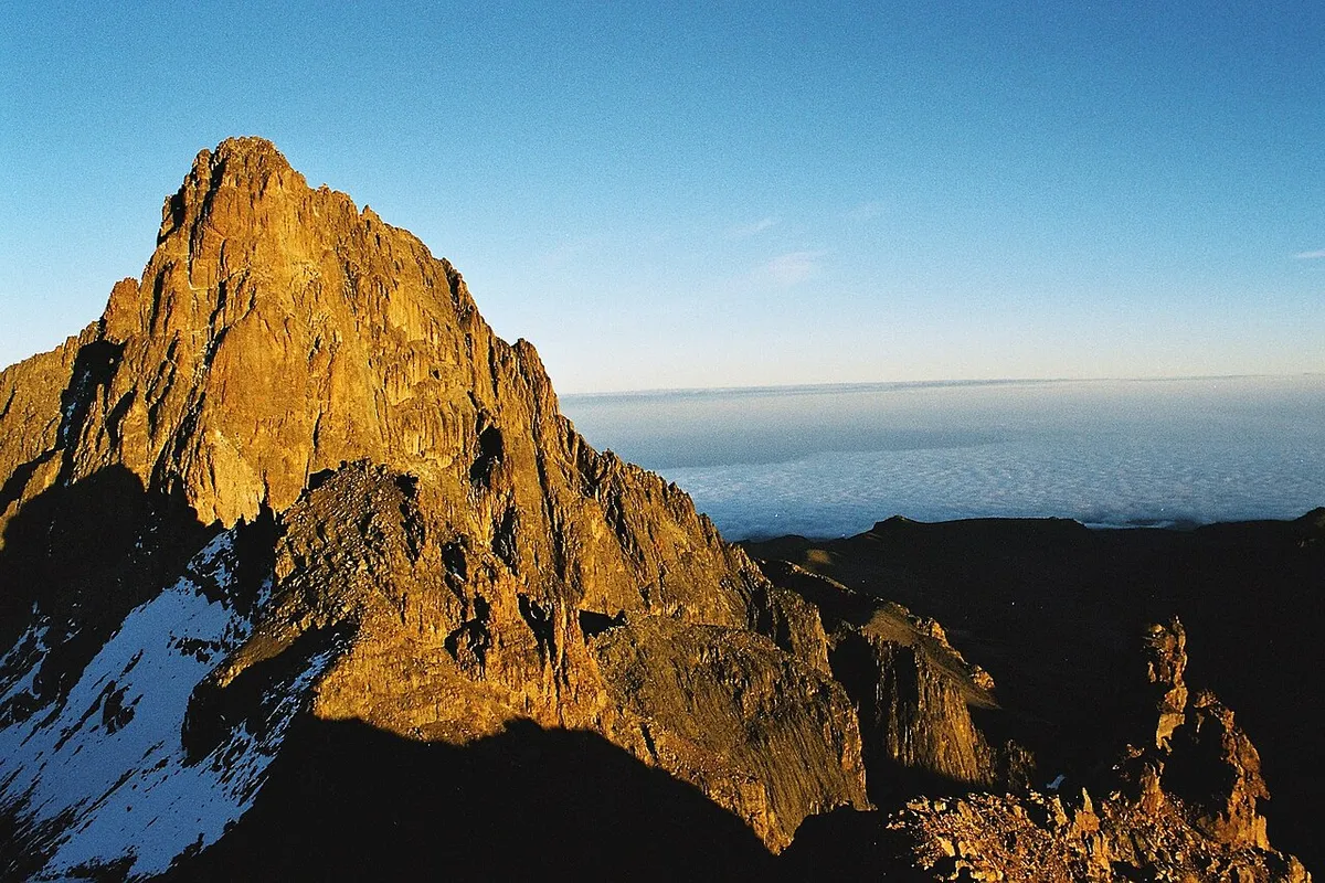 肯尼亚山实景图