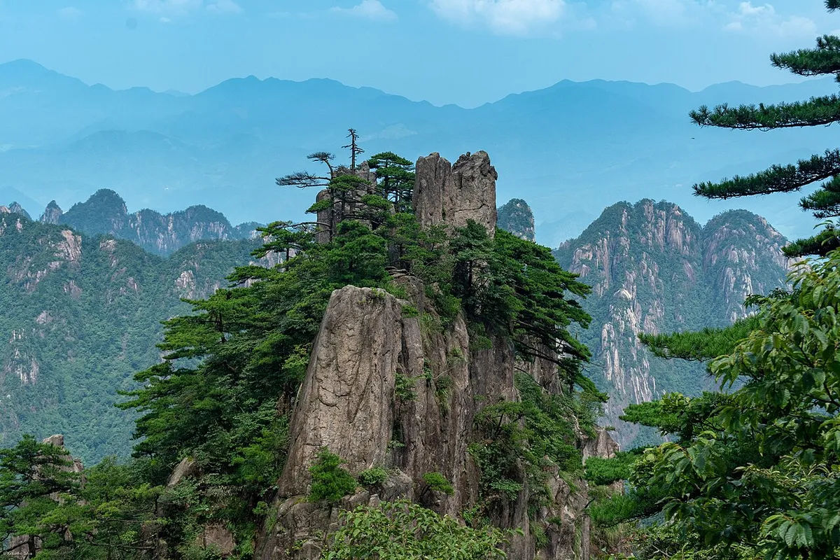 黄山世界遗产实景图